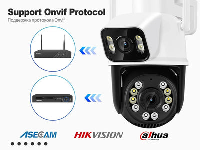 Outdoor Security Camera With AI Tracking For Homes - Enovarah