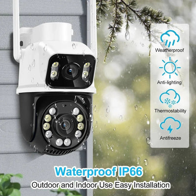 Outdoor Security Camera With AI Tracking For Homes - Enovarah