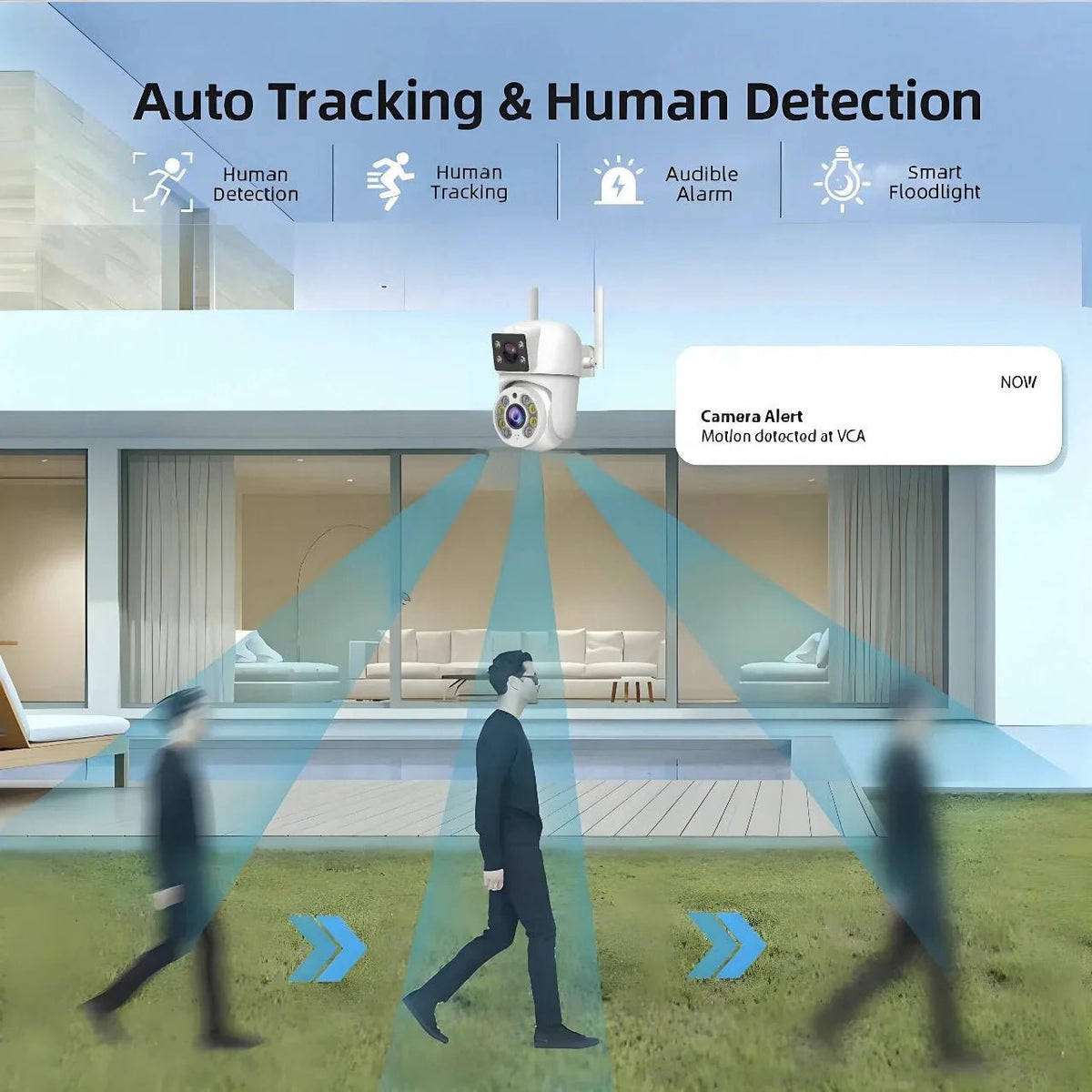 Outdoor Smart Security Camera for Home Safety - Enovarah