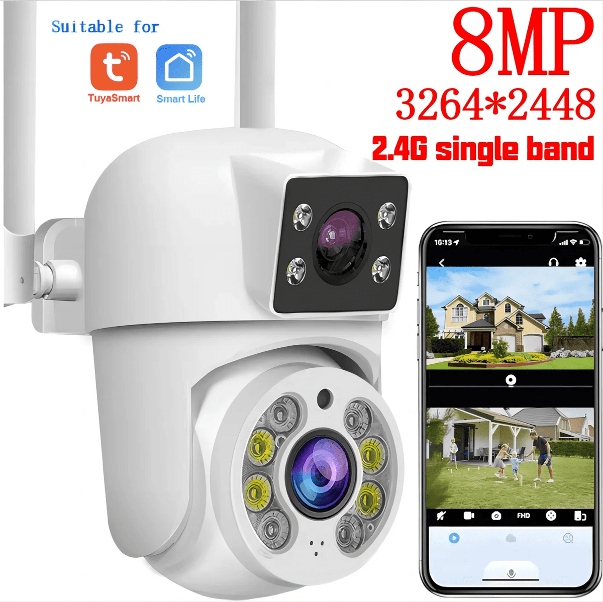 Outdoor Smart Security Camera for Home Safety - Enovarah