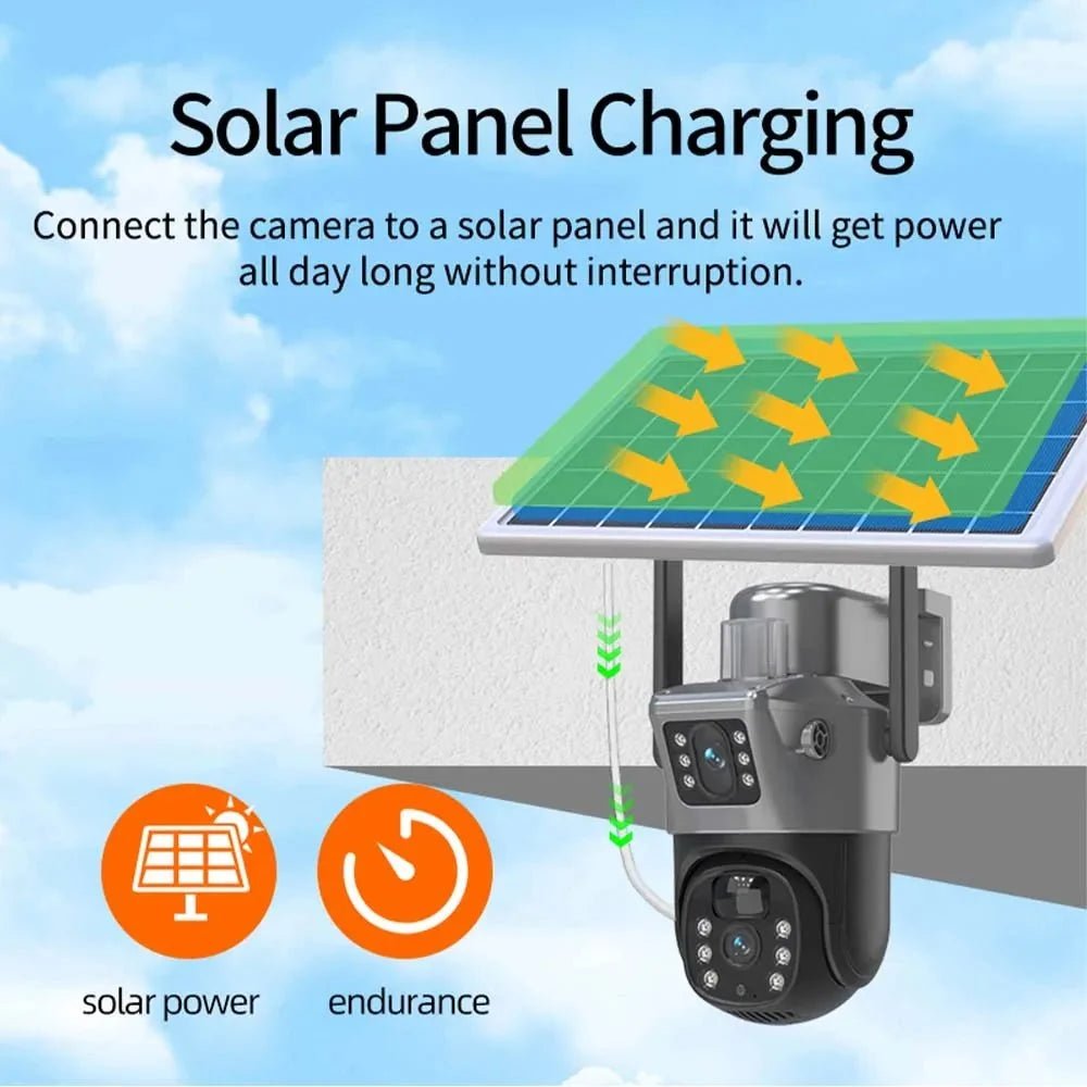 Proactive Solar PTZ Camera for Homes - Enovarah