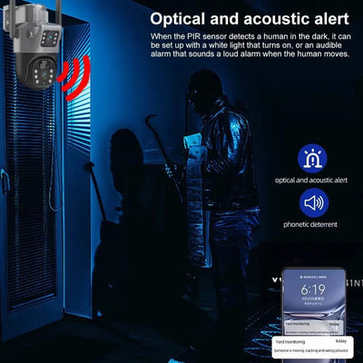 Proactive Solar PTZ Camera for Homes - Enovarah