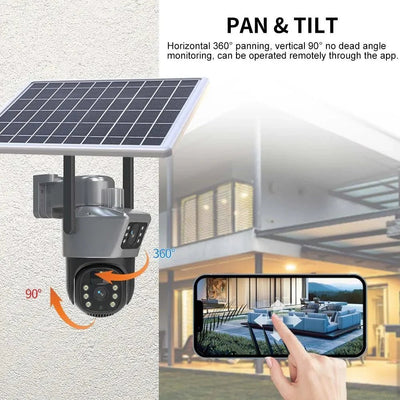 Proactive Solar PTZ Camera for Homes - Enovarah