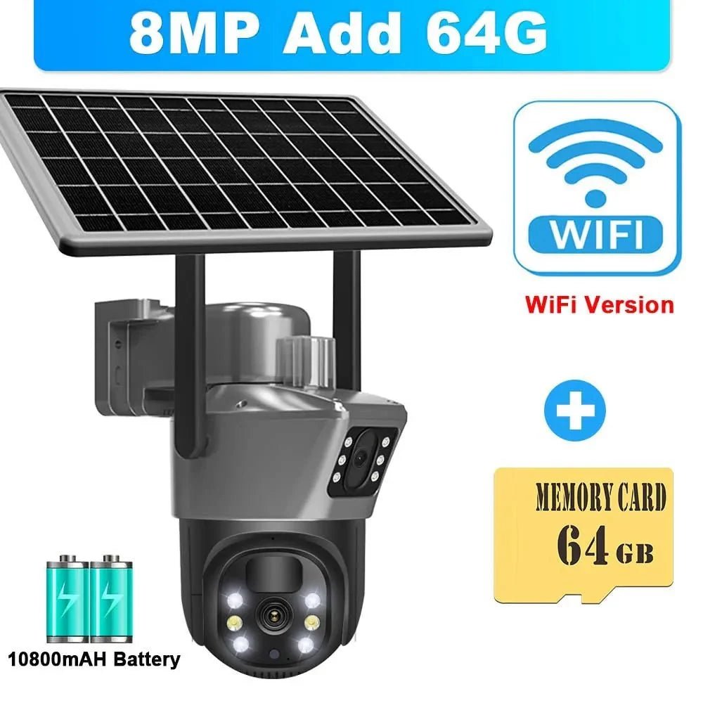 Proactive Solar PTZ Camera for Homes - Enovarah