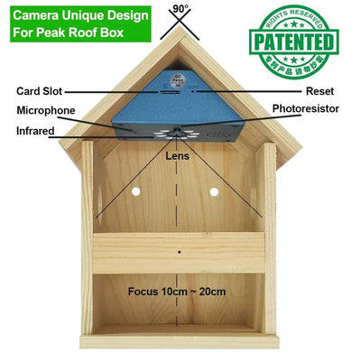 Real-Time Bird Watching Nest Box Camera - Enovarah