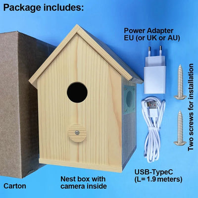 Real-Time Bird Watching Nest Box Camera - Enovarah