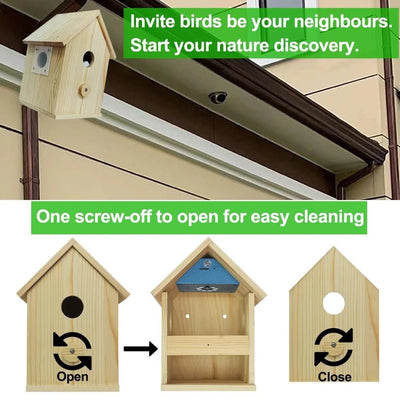 Real-Time Bird Watching Nest Box Camera - Enovarah