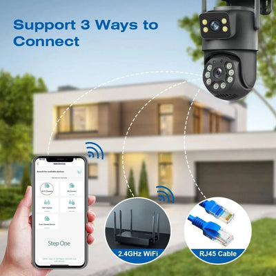 Secure Outdoor Security Camera for Home - Enovarah