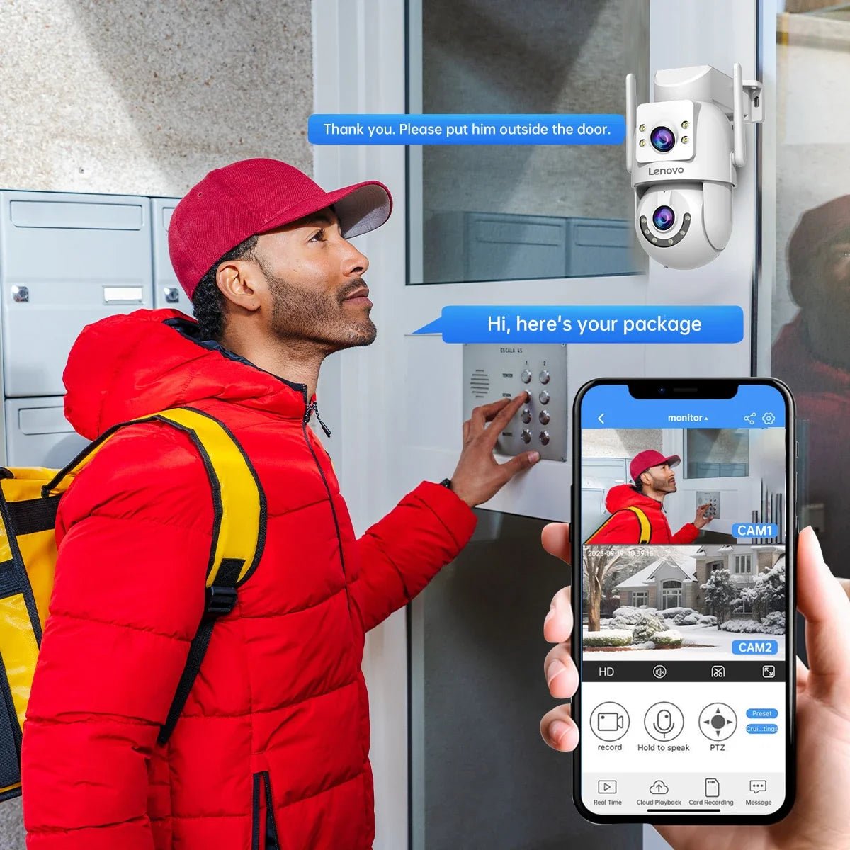 Security Cameras for Home Users with Auto Tracking - Enovarah