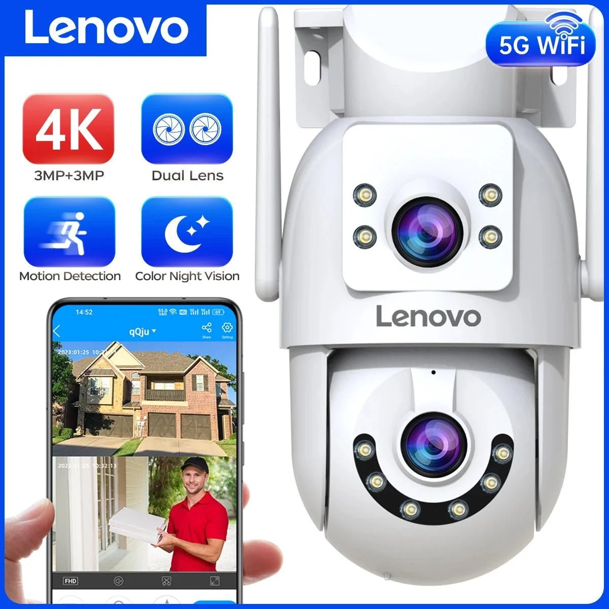 Security Cameras for Home Users with Auto Tracking - Enovarah