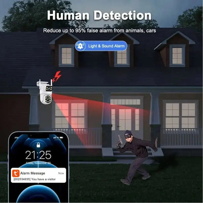 Smart 4K Outdoor PTZ Camera for Home Security Plus - Enovarah