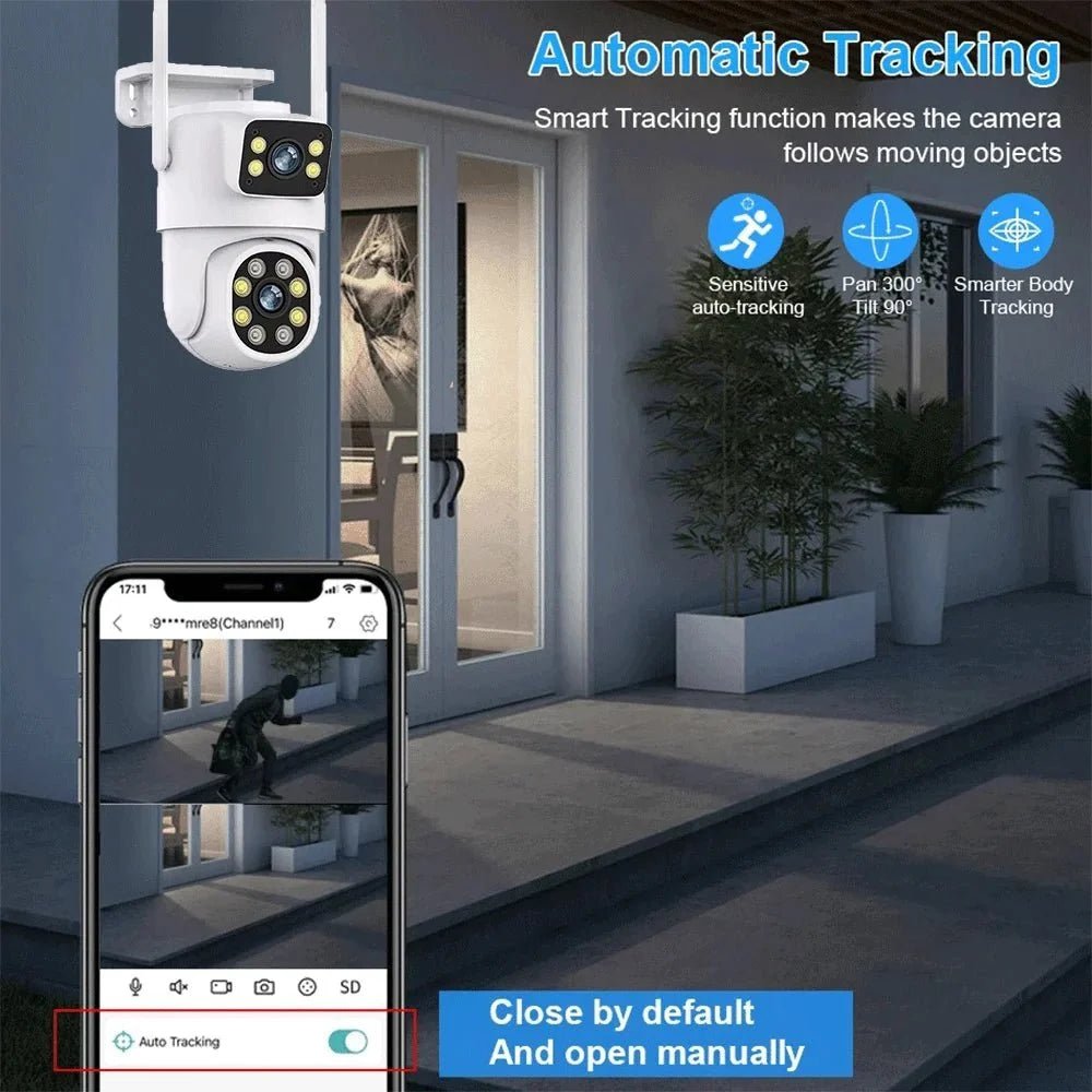 Smart 4K Outdoor PTZ Camera for Home Security Plus - Enovarah