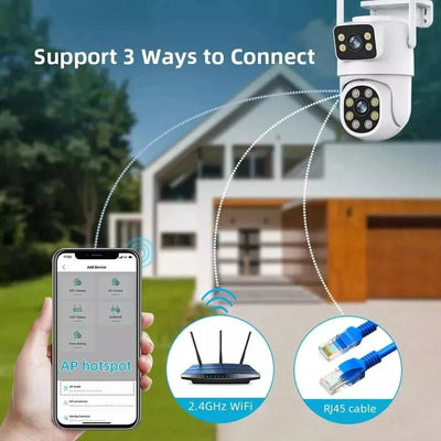 Smart 4K Outdoor PTZ Camera for Home Security Plus - Enovarah