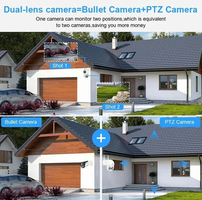 Smart 4K Outdoor PTZ Camera for Home Security Plus - Enovarah