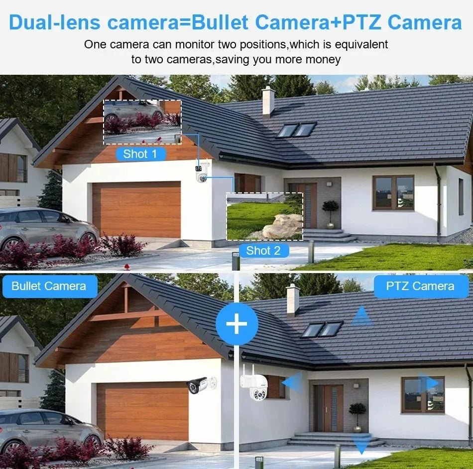 Smart 4K Outdoor PTZ Camera for Home Security Plus - Enovarah