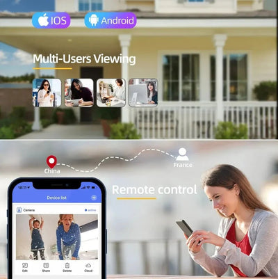 Smart 4K Outdoor PTZ Camera for Home Security Plus - Enovarah