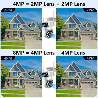 Smart 4K Outdoor PTZ Camera for Home Security Plus - Enovarah