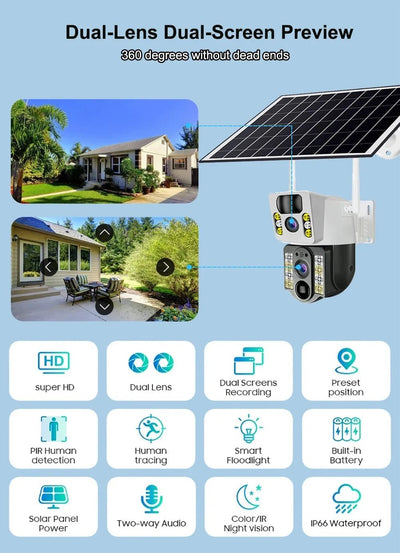 Smart 4K Solar Camera for Homeowners - Enovarah