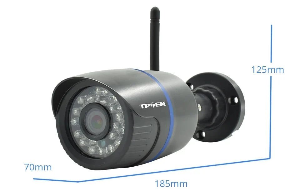 Smart 4MP Outdoor Camera With WiFi IP65 Weatherproof - Enovarah