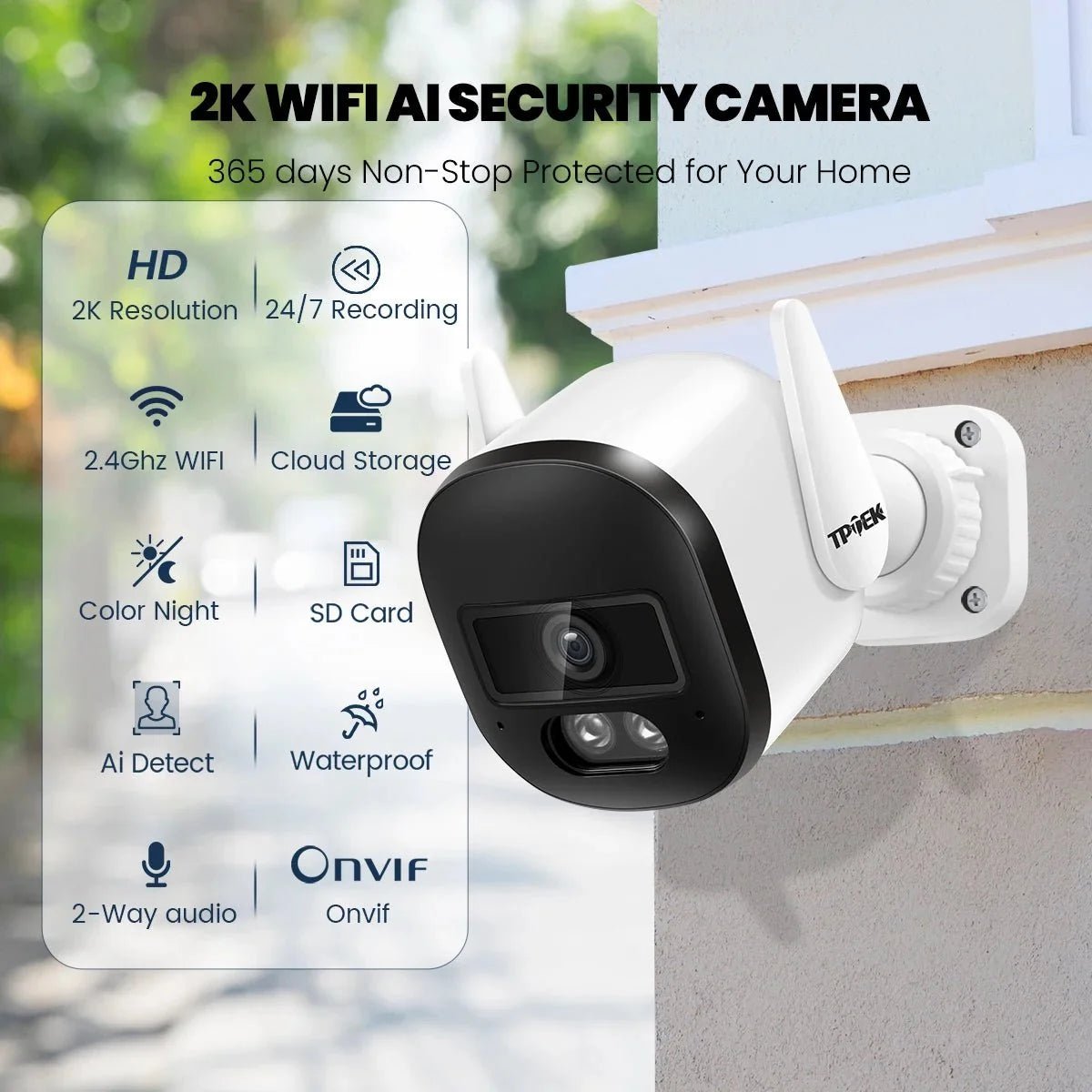 Smart AI Security Camera for Home Use - Enovarah
