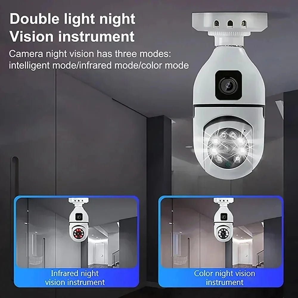 Smart Bulb Camera for Home Monitoring - Enovarah