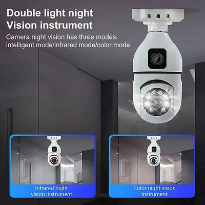 Smart Bulb Camera for Home Monitoring - Enovarah