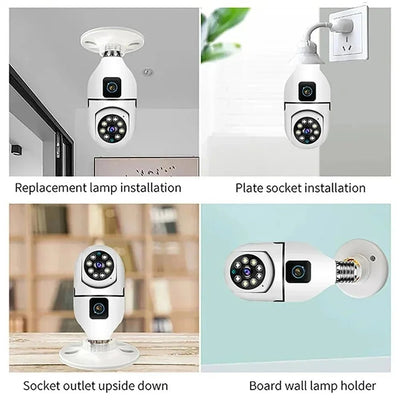 Smart Bulb Camera for Home Monitoring - Enovarah