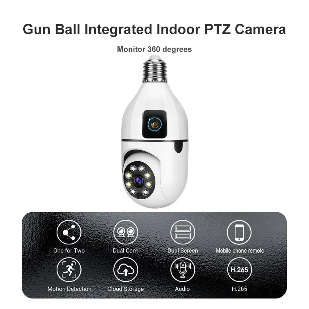 Smart Bulb Camera for Home Monitoring - Enovarah