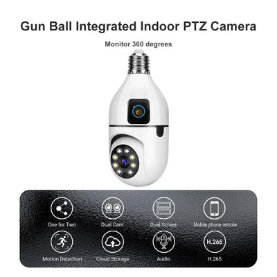 Smart Bulb Camera for Home Monitoring - Enovarah