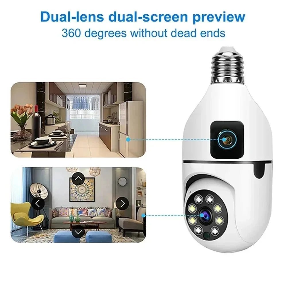 Smart Bulb Camera for Home Monitoring - Enovarah