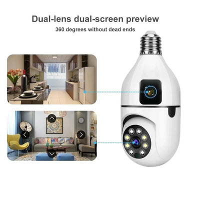Smart Bulb Camera for Home Monitoring - Enovarah