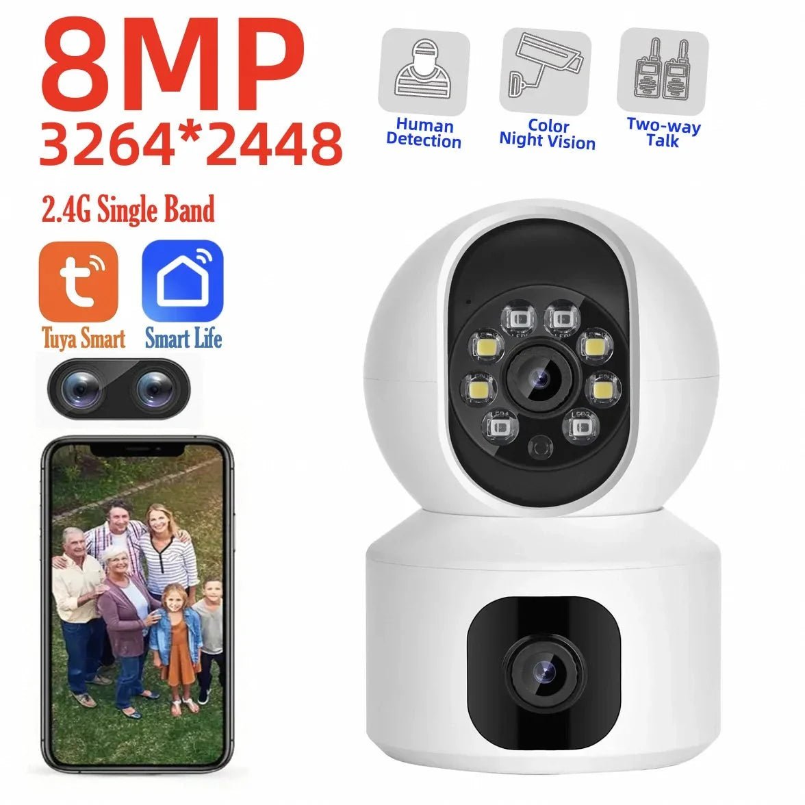 Smart Camera For Smarter Home Living With Tracking - Enovarah