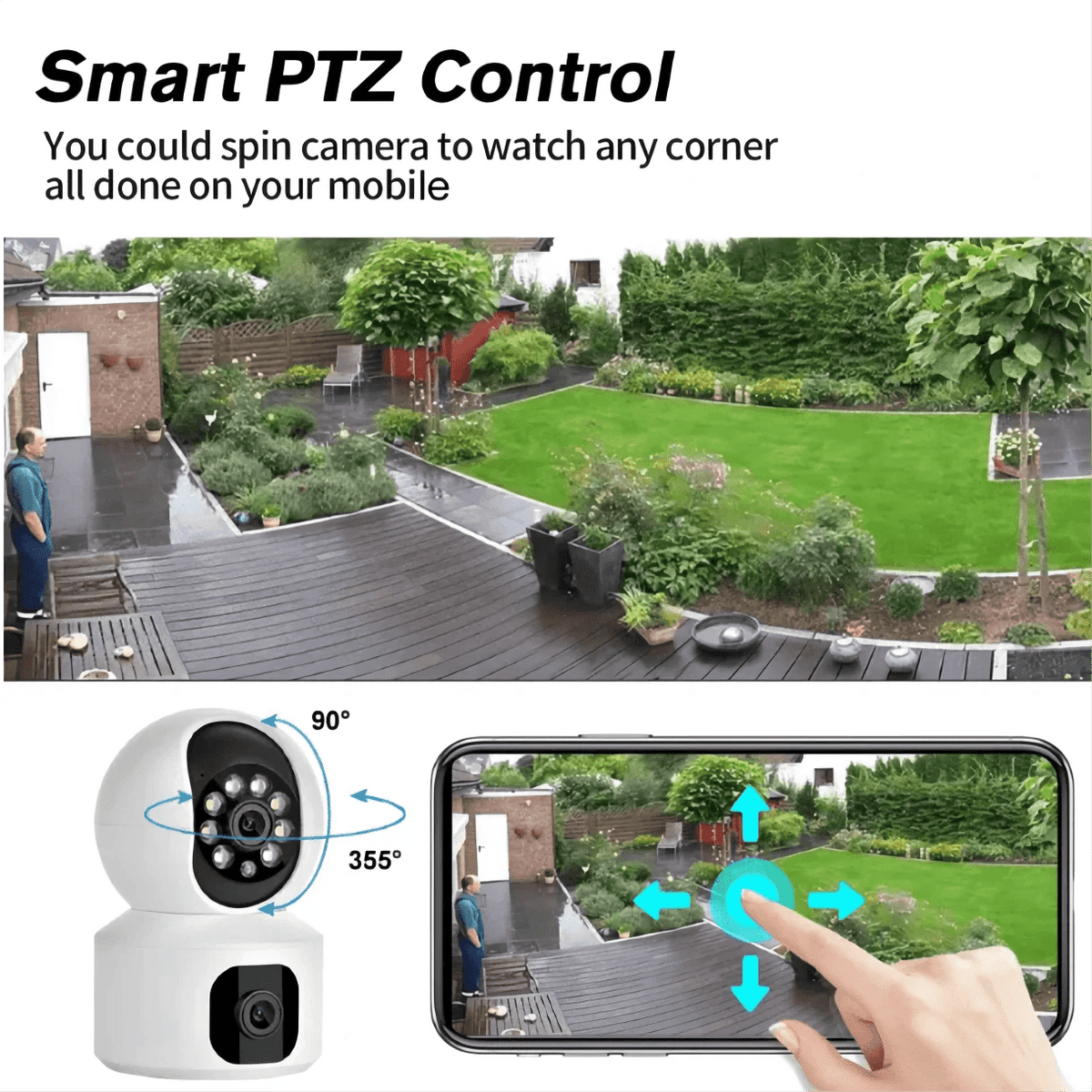 Smart Camera For Smarter Home Living With Tracking - Enovarah
