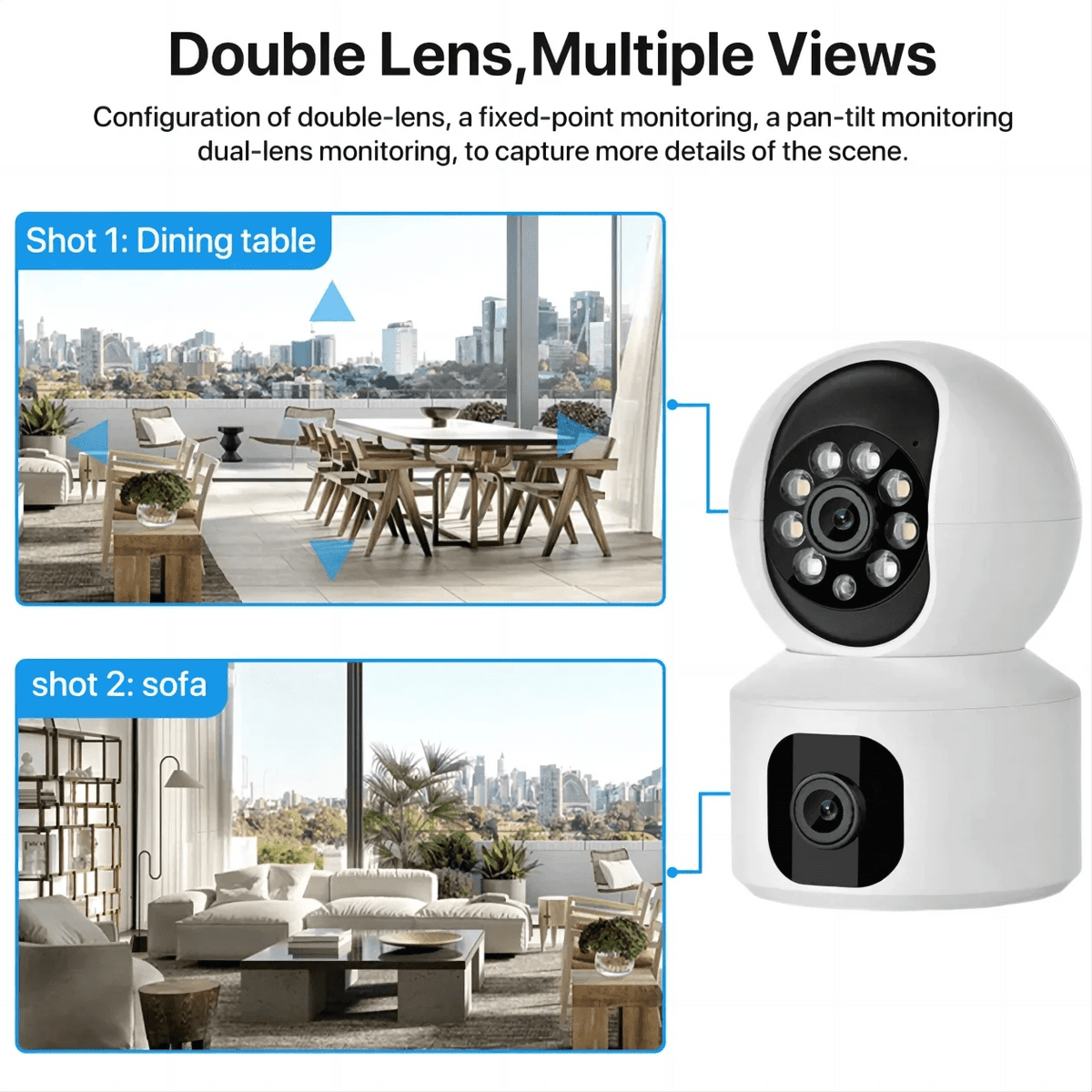 Smart Camera For Smarter Home Living With Tracking - Enovarah