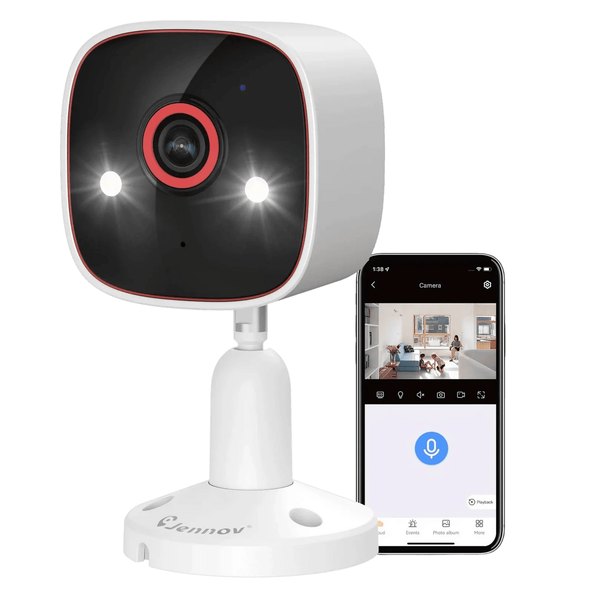 Smart Color Night Vision Security Camera for Homes - Enovarah