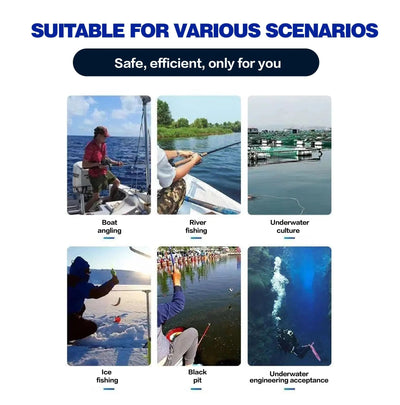 Smart Handheld Fish Depth Finder for Anglers 1080P - Enovarah