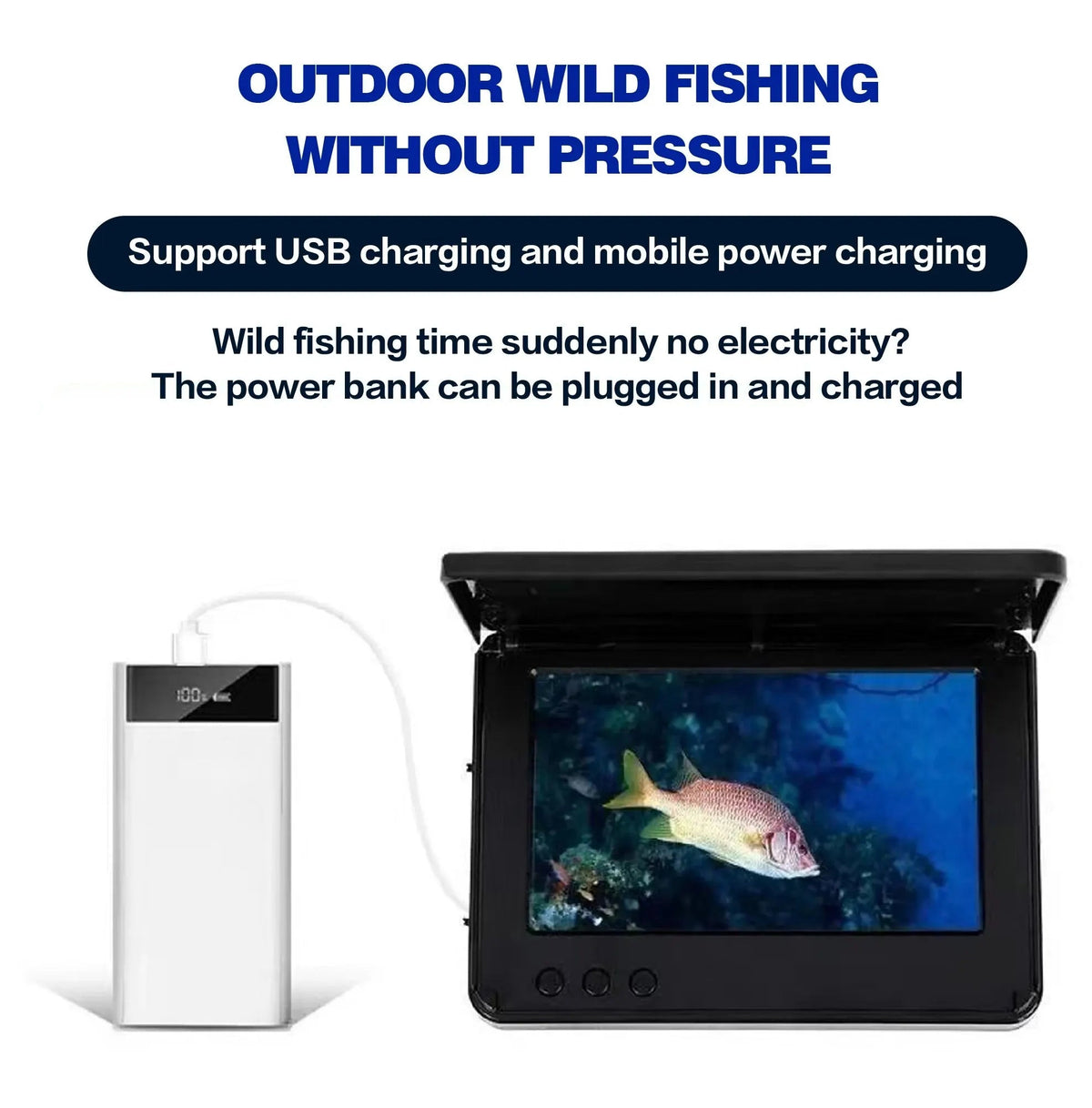 Smart Handheld Fish Depth Finder for Anglers 1080P - Enovarah