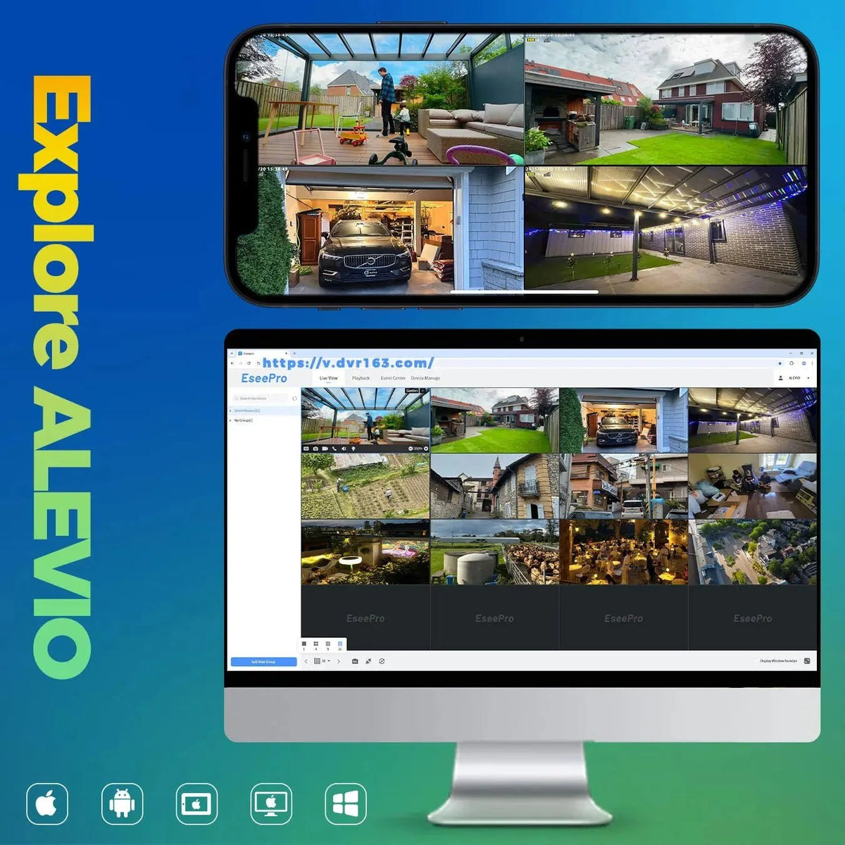 Smart Home Outdoor Security Camera System - Enovarah