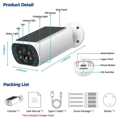 Smart Home Outdoor Security Camera System - Enovarah