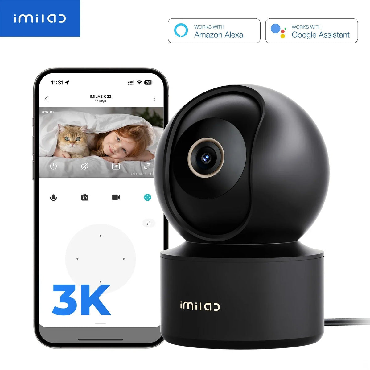 Smart Indoor Baby Monitor for Parents - Enovarah