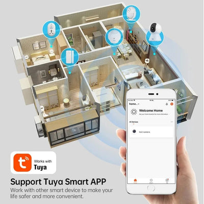 Smart Indoor Security Camera for Home Surveillance - Enovarah