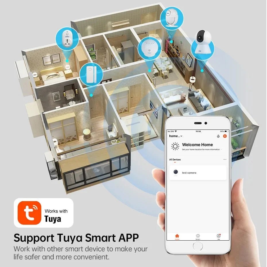 Smart Indoor Security Camera for Home Surveillance - Enovarah