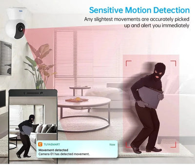 Smart Indoor Security Camera for Home Surveillance - Enovarah