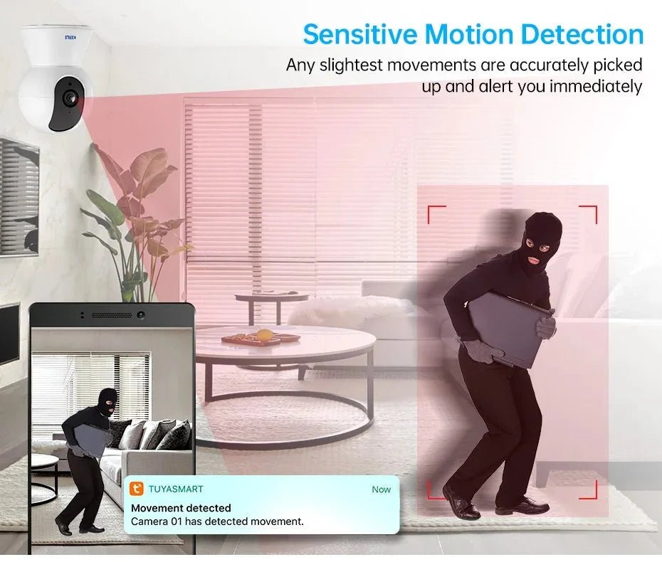 Smart Indoor Security Camera for Home Surveillance - Enovarah