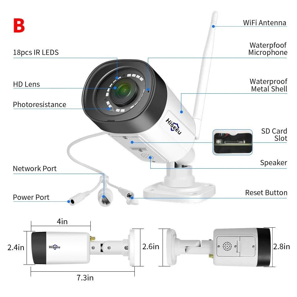 Smart IP Camera for Home Monitoring - Enovarah