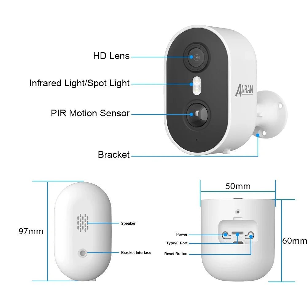 Smart Motion Alerts Security Camera for Home Usage - Enovarah