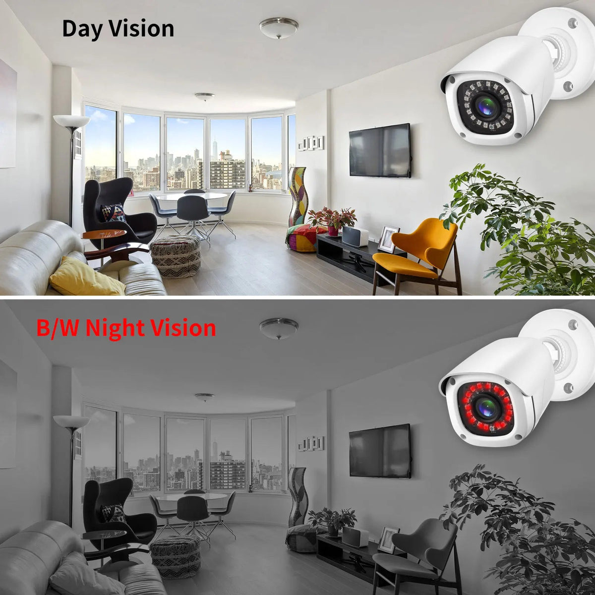 Smart Outdoor Camera 5MP Weatherproof Home Security - Enovarah