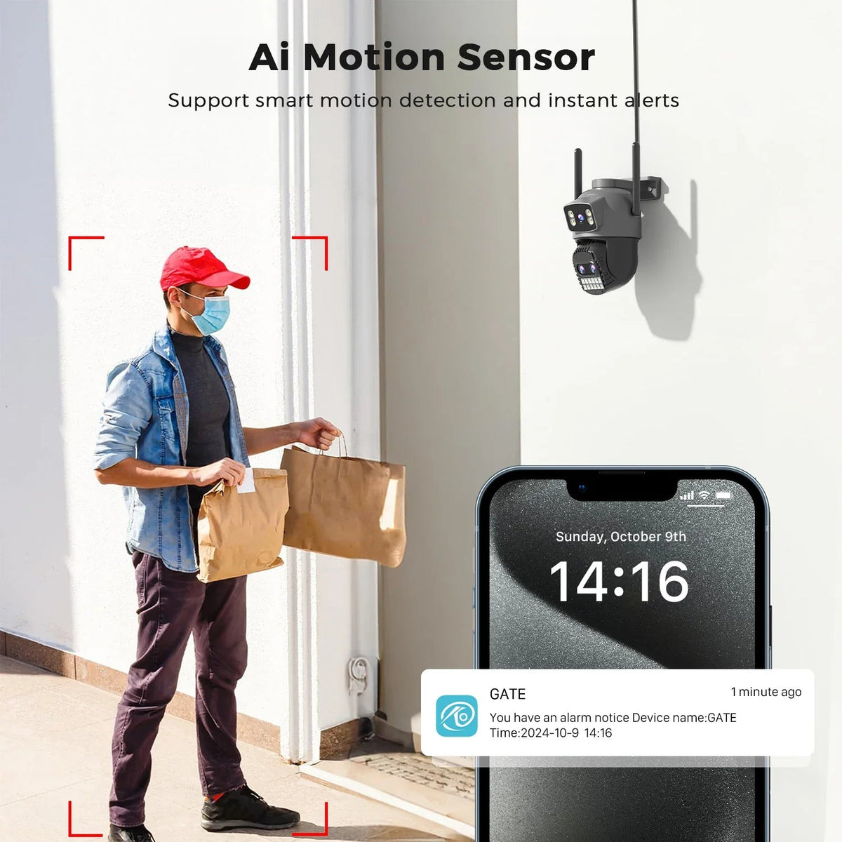 Smart Outdoor Camera for Safer Home - Enovarah