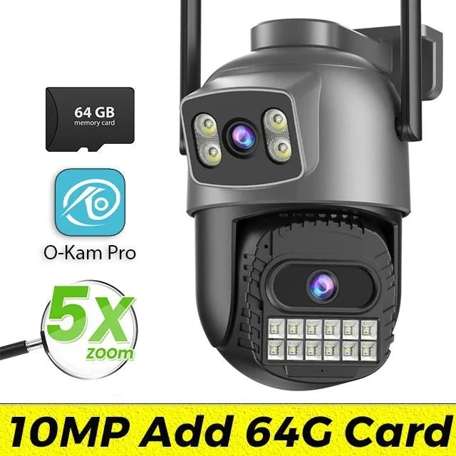 Smart Outdoor Dual Screen IP Camera - Enovarah