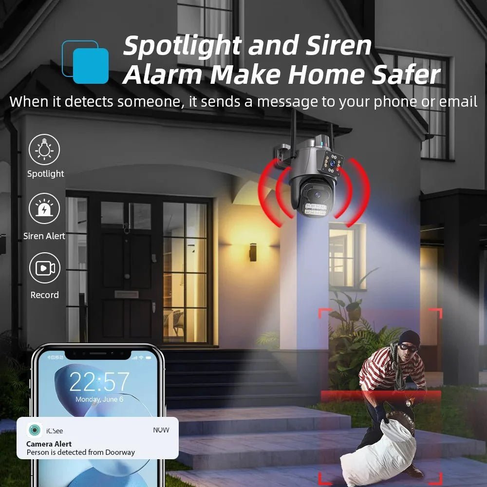 Smart Outdoor Security Camera for Home - Enovarah